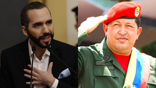 Bukele se comparó con Hugo Chávez