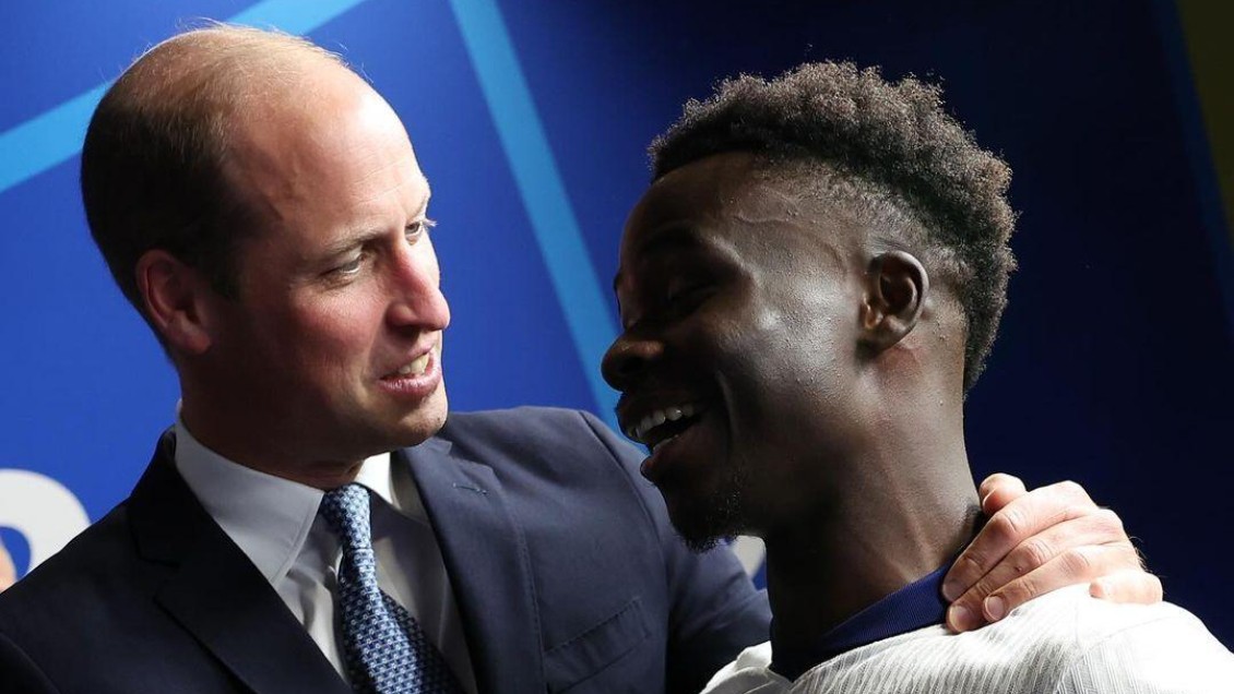 Príncipe William alentó a Inglaterra para la final de la Euro: 