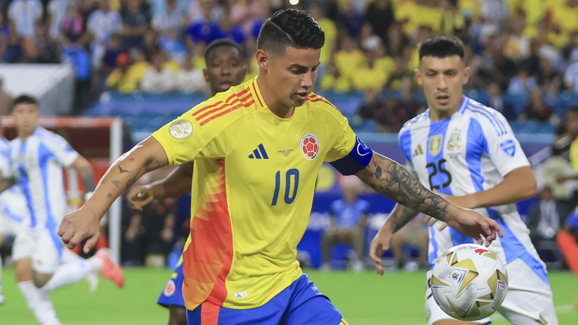 James Rodríguez fue premiado como mejor jugador de la Copa América 2024