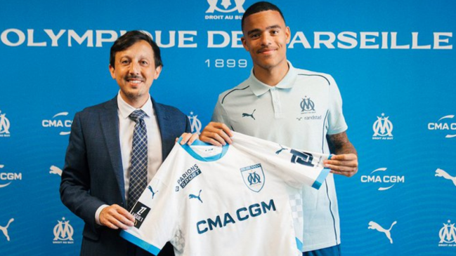 Olympique de Marsella anunció el fichaje de Mason Greenwood