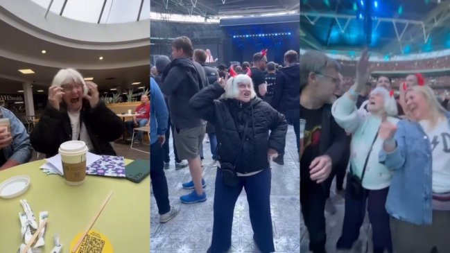 Sorprenden a adulta mayor con entradas para AC/DC en su cumpleaños: Su reacción se hizo viral