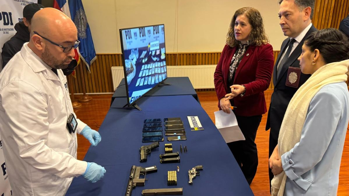 PDI desarticuló dos bandas ligadas al Tren de Aragua en Los Lagos