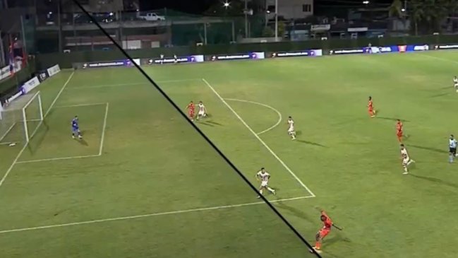 [VIDEO] El insólito trazado de línea en un offside en Venezuela