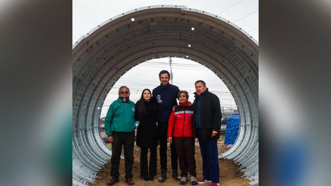 Maipú: Comenzó entubamiento que evitará desbordes del Canal Santa Marta