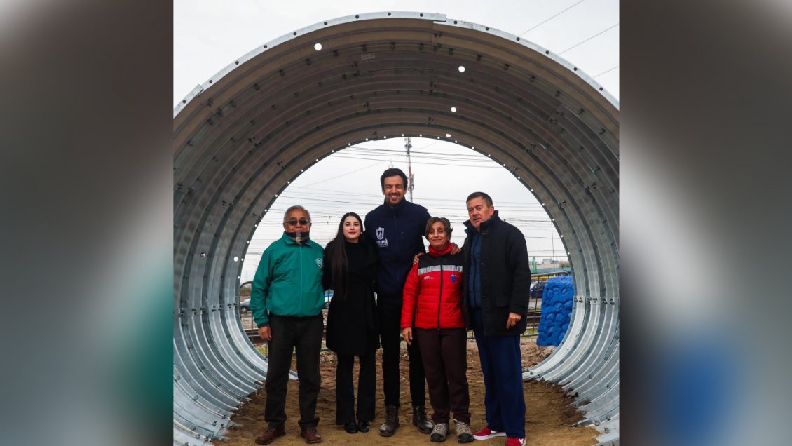 Maipú: Comenzó entubamiento que evitará desbordes del Canal Santa Marta