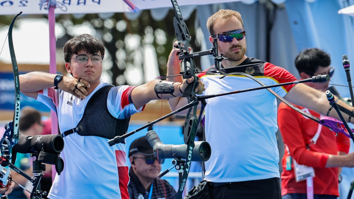 Andrés Gallardo inauguró la participación de Chile en el tiro con arco de París 2024