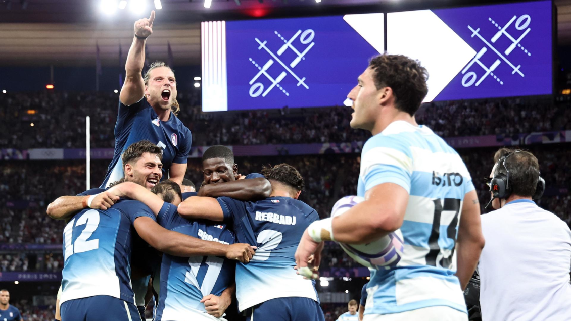 Francia eliminó a Argentina en cuartos del rugby olímpico