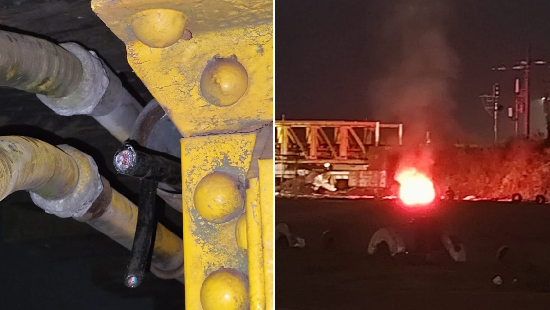 Delincuentes robaron y destruyeron cables del Biotren