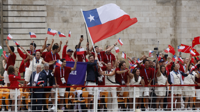 [VIDEO] El paso del Team Chile en el desfile inaugural de París 2024