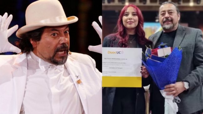 Papá chocho: Bombo Fica celebró importante logro académico de su hija