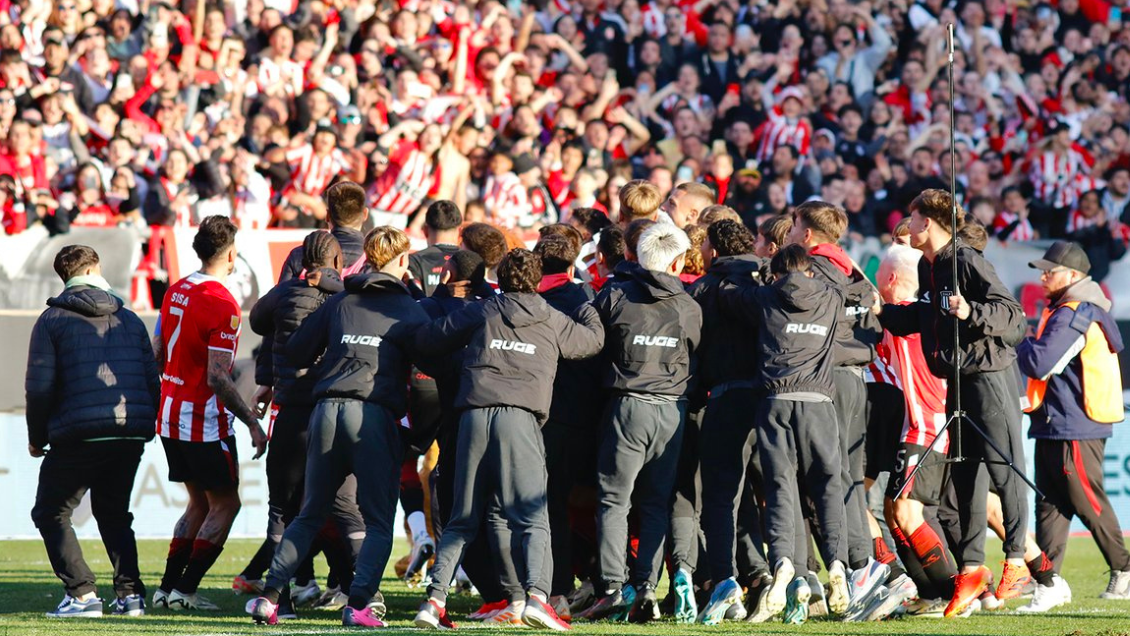 Javier Altamirano acompañó a Estudiantes en el triunfo sobre Gimnasia