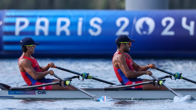 César Abaroa y Eber Sanhueza disputarán la final C del remo en París 2024