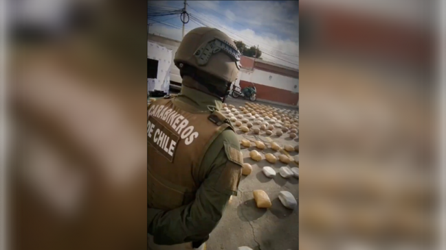 Decomisan media tonelada de droga en la Región de Coquimbo