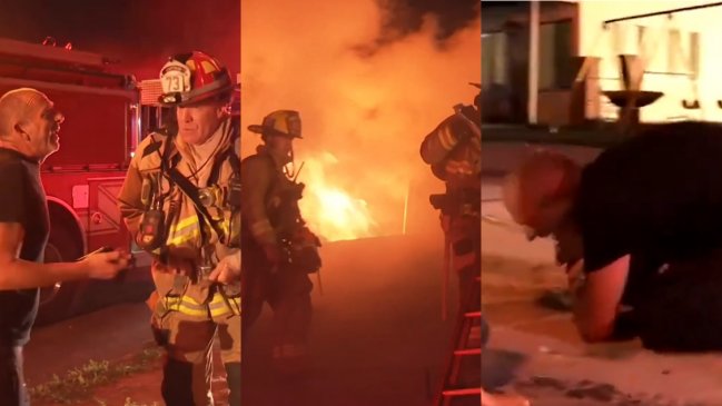 La desgarradora súplica de un hombre a bomberos por su gatito