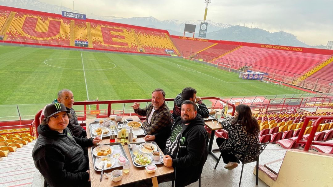 Con vista a la cancha: Unión Española se luce con restaurant en el Santa Laura