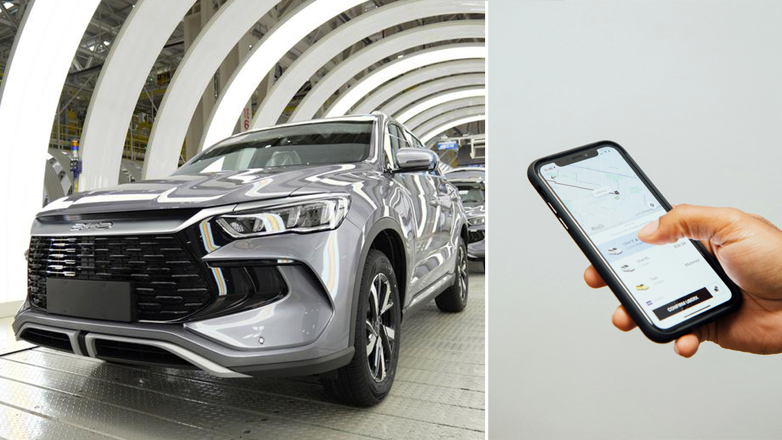 Uber usará 100.000 vehículos eléctricos de BYD en Europa y Latinoamérica