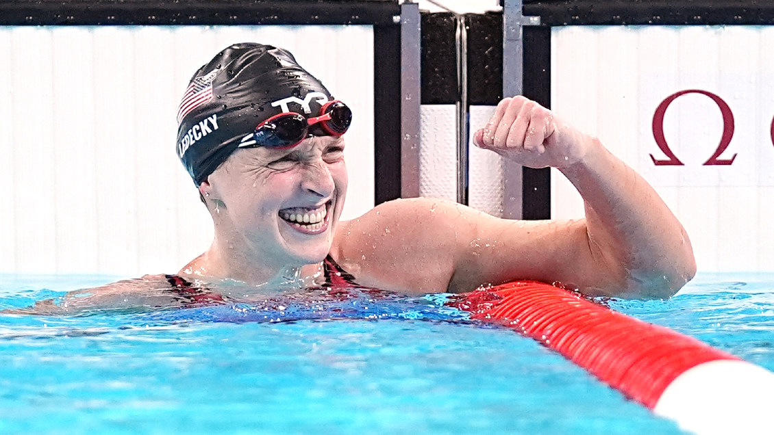 Ledecky igualó registro como la nadadora con más oros e impuso nuevo récord olímpico