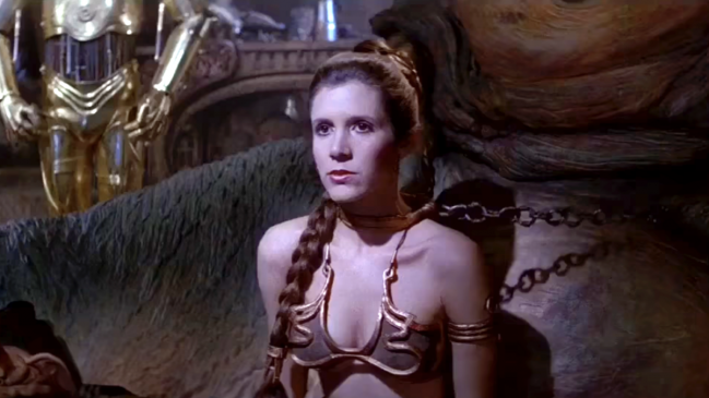 Bikini dorado de Princesa Leia en 