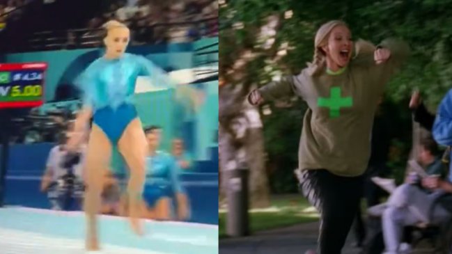 Gimnasta italiana se viralizó por corrida 