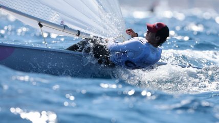   Clemente Seguel se mantiene en la parte alta de la vela olímpica 