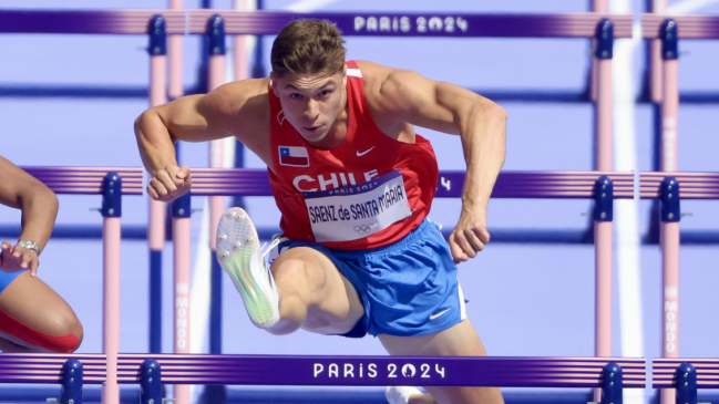 Martín Sáenz disputará el repechaje en París 2024 tras su debut en 110 metros vallas