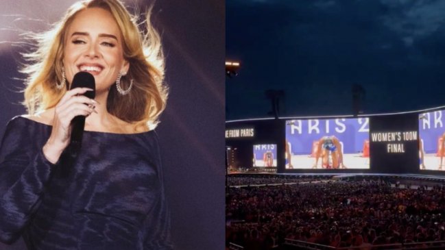 Juegos Olímpicos 2024: Adele interrumpió su concierto para poner la final femenina de atletismo