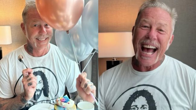 James Hetfield celebra su cumpleaños 61 con divertida interpretación de 