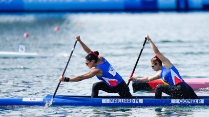   La clasificación de María José Mailliard y Paula Gómez a los cuartos de final en el canotaje 