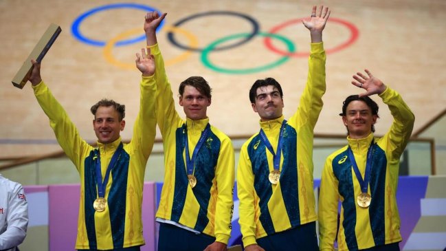 Australia venció a Gran Bretaña y ganó el oro de la persecución por equipos