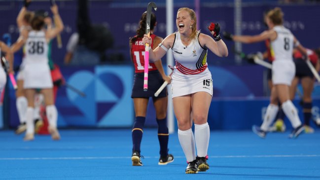[VIDEO] ¡De globito! La notable anotación de Bélgica en el hockey de París 2024