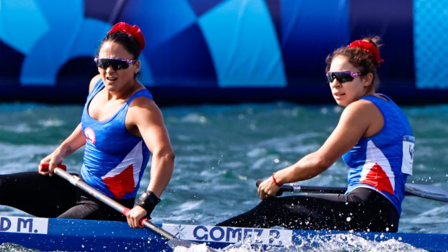 María José Mailliard y Paula Gómez fueron cuartas en la Final B del C2 500 metros