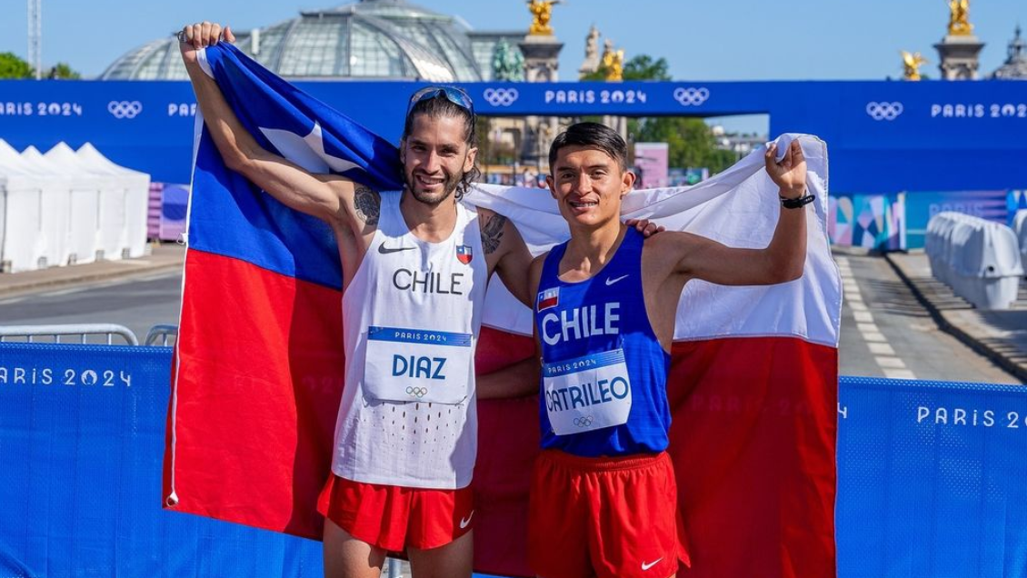 Carlos Díaz y Hugo Catrileo fueron los mejores latinoamericanos en el maratón de París 2024