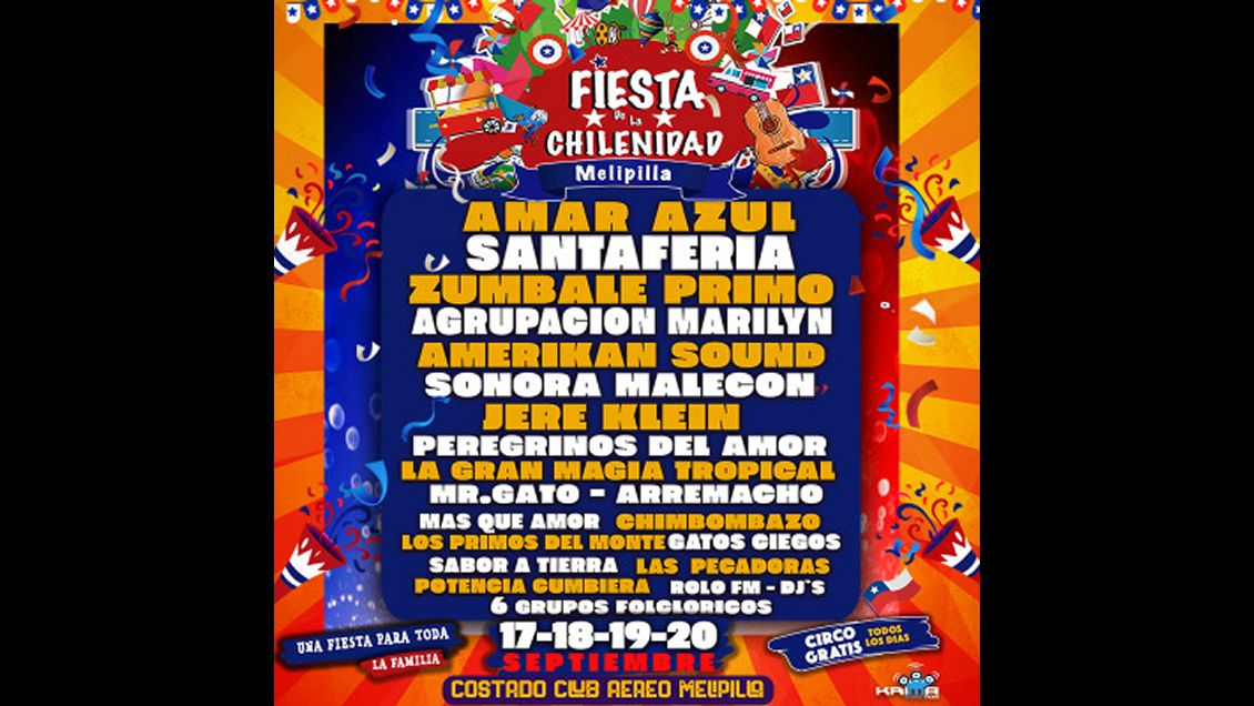 Cumbia y música urbana: Melipilla agotó entradas para su evento de Fiestas Patrias