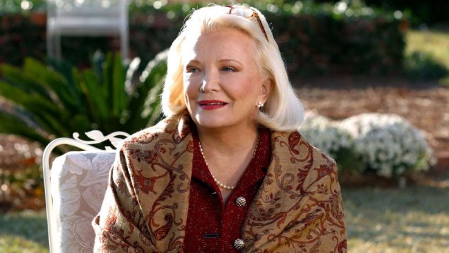 Gena Rowlands, recordada actriz de 