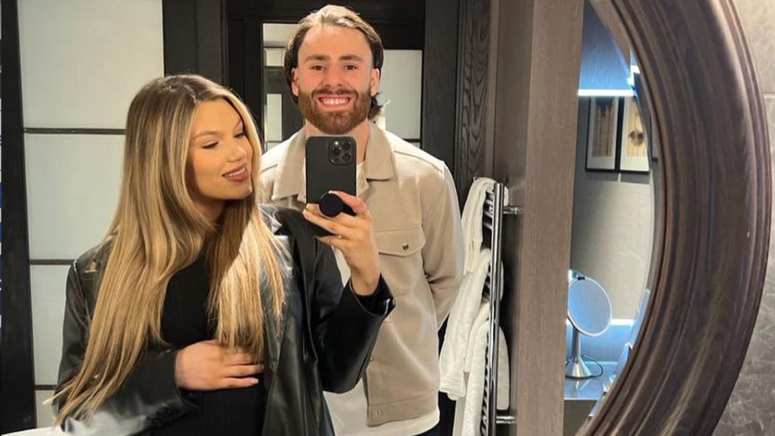 Ben Brereton y Kimberley Abbott tendrán una hija: 