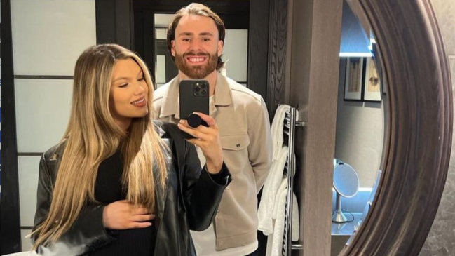 Ben Brereton y Kimberley Abbott tendrán una hija: 