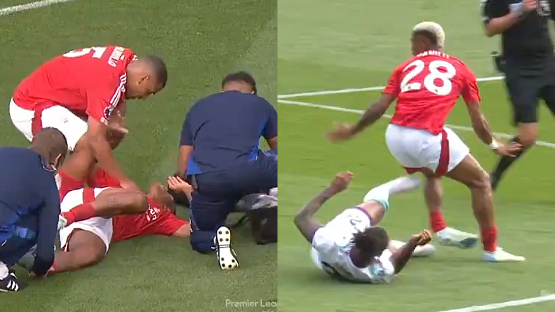 [VIDEO] La aterradora lesión de Danilo durante el estreno de Nottingham Forest en la Premier League