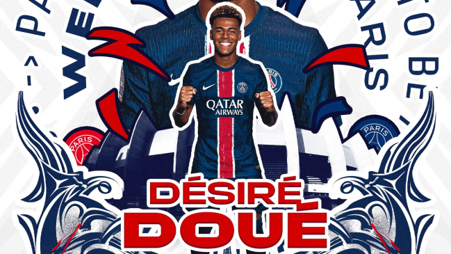 PSG anunció el fichaje del joven internacional francés Desiré Doué