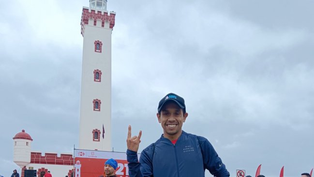 Coquimbano Sebastián Marzal triunfó en el Medio Maratón de La Serena