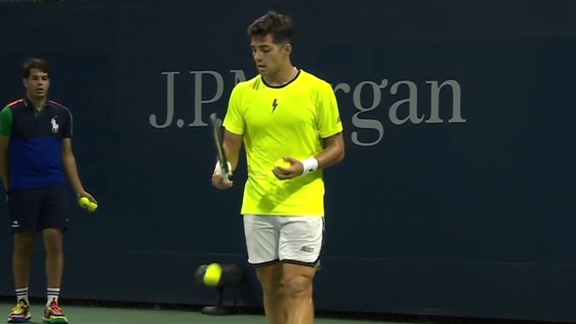 Garin sufrió una dolorosa eliminación en primera ronda de la qualy del US Open