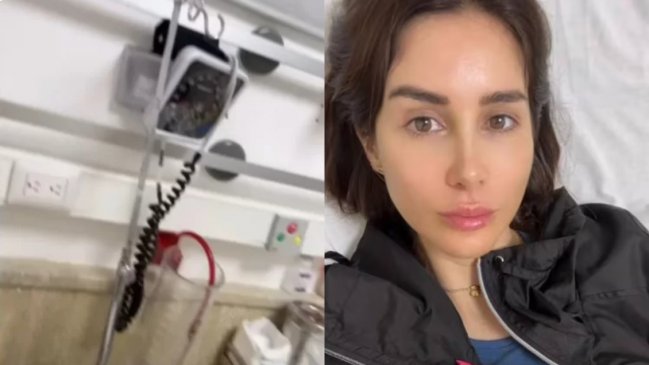 Fran Undurraga terminó en urgencias durante vacaciones