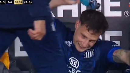   [VIDEO] Bruno Barticciotto mostró su rabia tras ser sustituido en el duelo de Talleres y River 