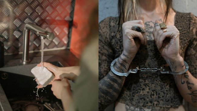 Mujer apuñaló a su hijo porque se demoró en lavar los platos: Fue detenida