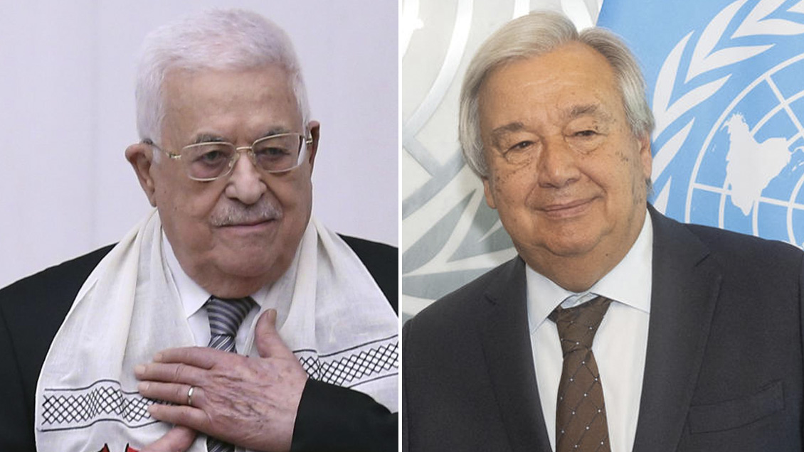 Presidente de Palestina pidió formalmente al jefe de la ONU que visite Gaza