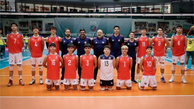 Chile cayó en su estreno en el Mundial sub 17 de voleibol