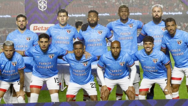 [VIDEO] Jugadores de Sao Paulo enviaron mensaje de apoyo a Juan Izquierdo