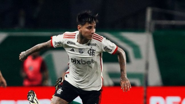 Erick Pulgar fue titular en triunfo clave de Flamengo en el Brasileirao