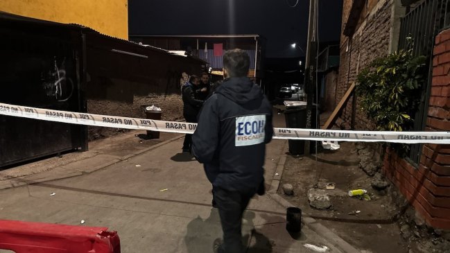 Hombre fue asesinado de un disparo en el pecho en La Pintana