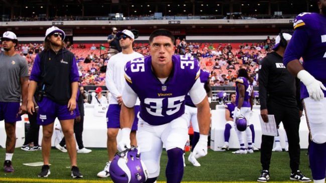Sammis Reyes fue despedido de Minnesota Vikings en la NFL