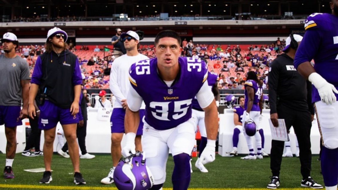 Sammis Reyes fue despedido de Minnesota Vikings en la NFL
